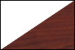 White and Rosewood Finish